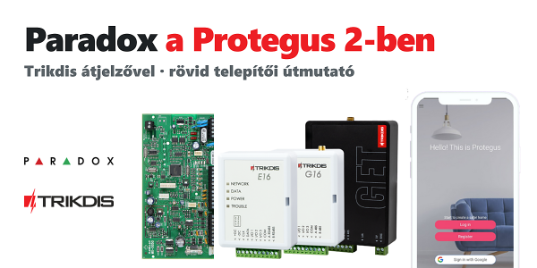 TRIKDIS communicateur + Centrale d'alarme PARADOX – Guide d'installation rapide