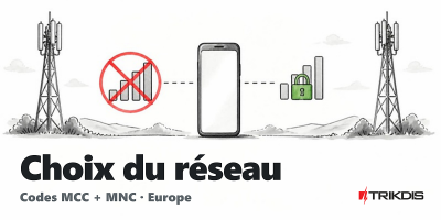 Opérateur préféré - codes MCC et MNC (Europe) Opérateur préféré - codes MCC et MNC (Europe)