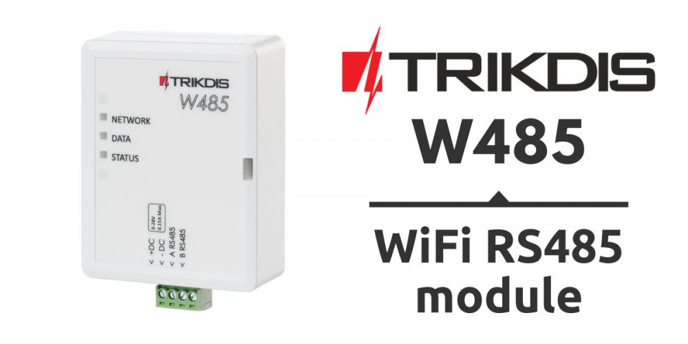Lancement produit – Module WiFi RS485 Trikdis W485