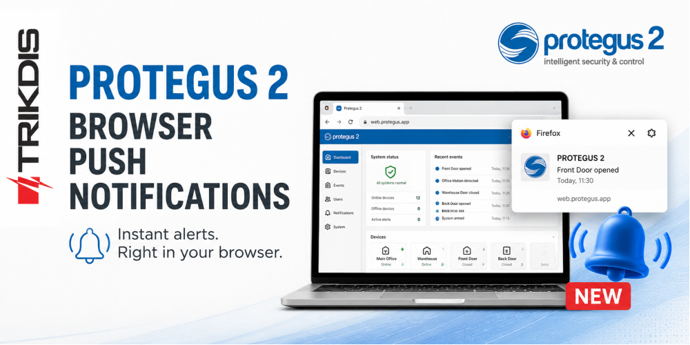 Notifications push dans le navigateur Protegus 2