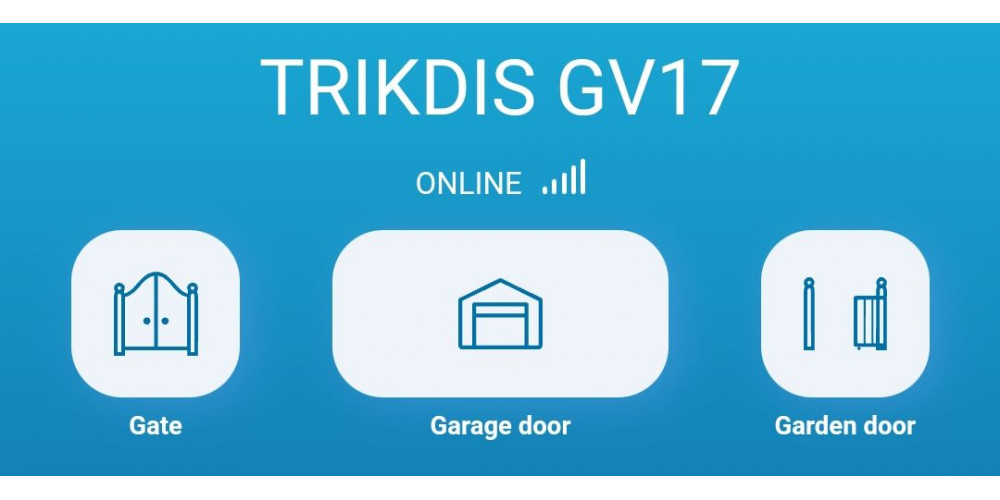 Le dispositif d'automatisation de portail GV17 fonctionne avec Protegus 2