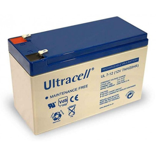 Batterie gel 12 V 7 Ah pour centrale d'alarme