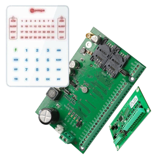 Trikdis SP231 2G Panneau de configuration intelligente + expanneur de zone CZ8 + clavier SK232