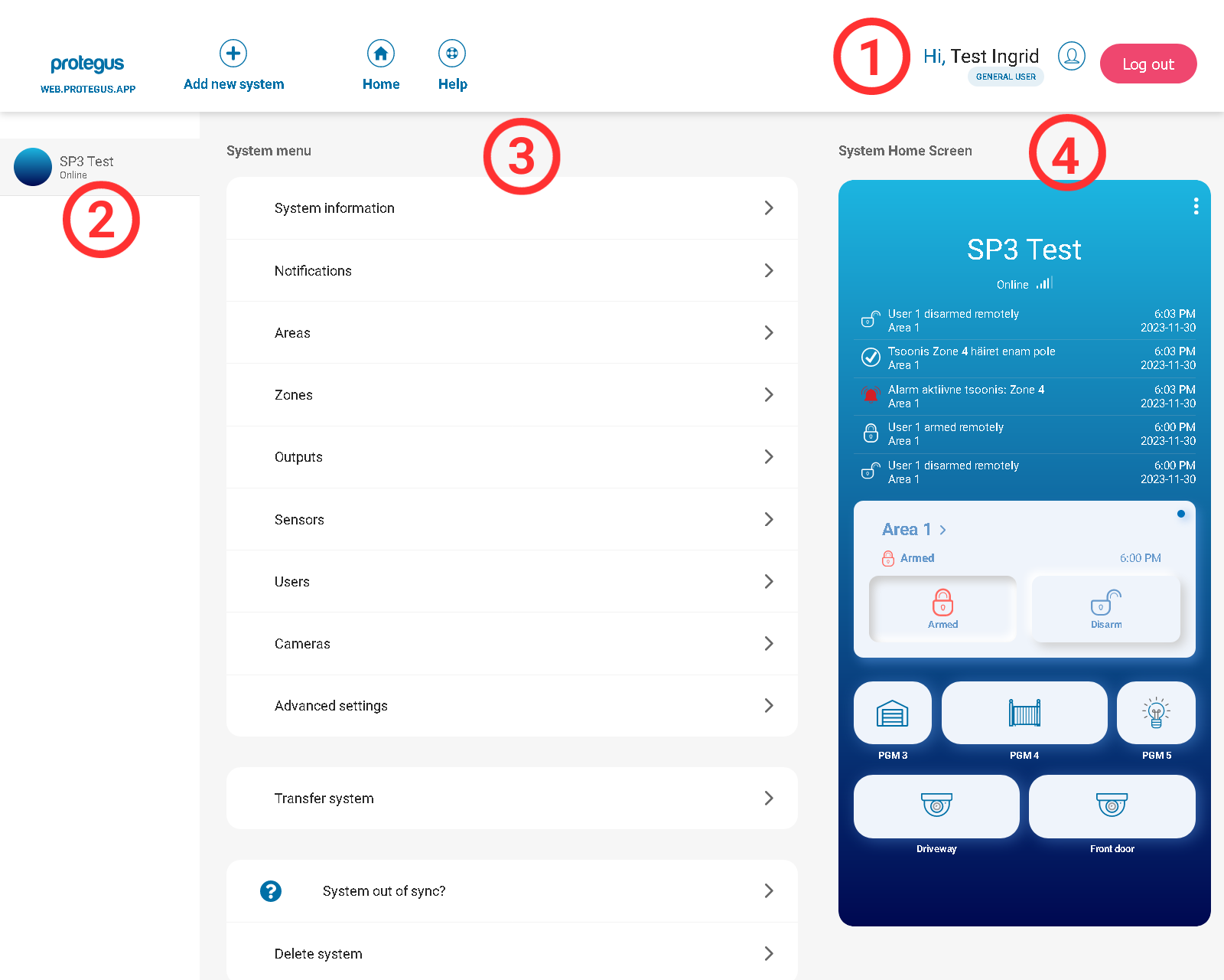 Interface du navigateur Protegus 2 revitalisée