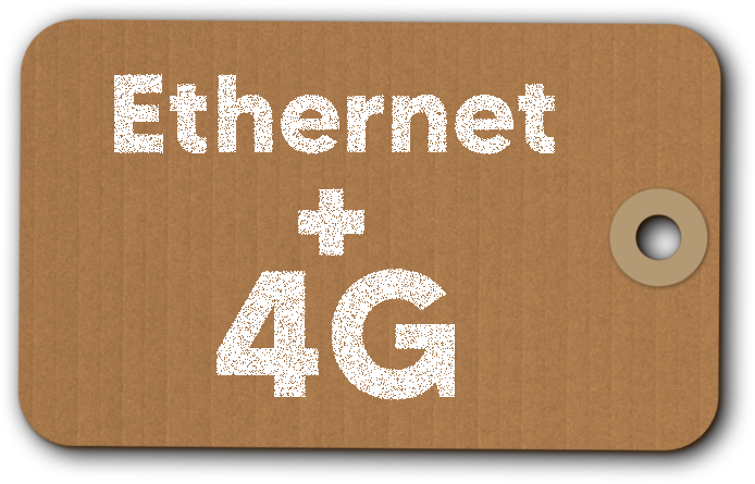 Modem Ethernet + 4G LTE